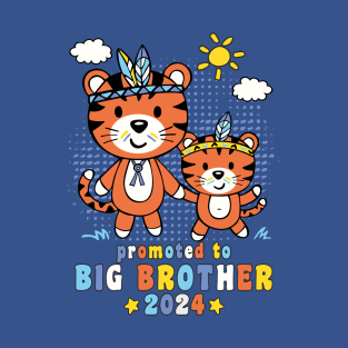 Big Brother Promoted To Big Brother 2024 Boys Gift T-Shirt