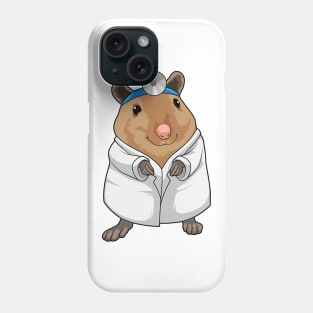 Rat as Doctor with Doctor's coat Phone Case