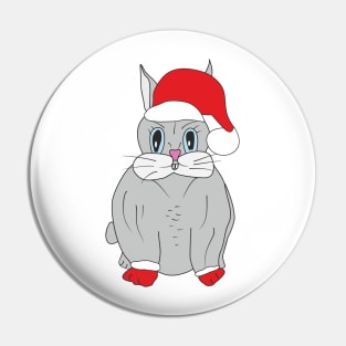 Christmas Bunny Pin