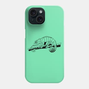 Chameleon on a stick Phone Case