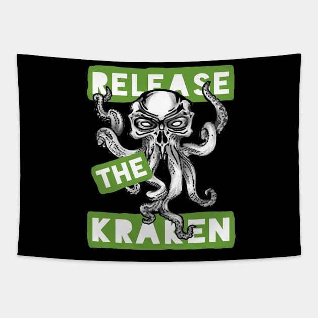 release the kraken Tapestry by mohamed705