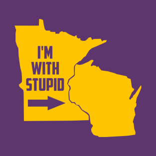 Minnesota I'm With Stupid T-Shirt