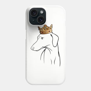 Azawakh Dog King Queen Wearing Crown Phone Case