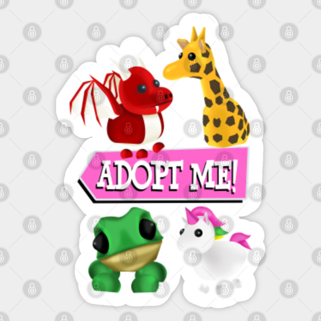 Adopt Me Roblox Family Adopt Me Roblox Pegatina Teepublic Mx - imanes roblox teepublic mx