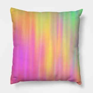 Colorful Rainbow abstract Art Pillow