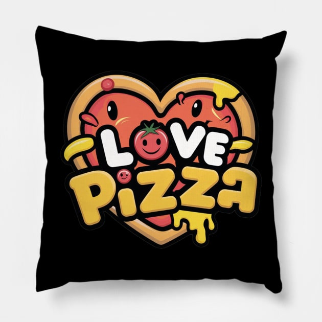 Love Pizza Pillow by AwesomeHomie