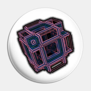 3-D Box - Mandelbulb 3D Fractal Rendering Pin