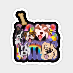 I love puppies Magnet