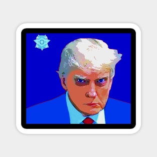 trump mugshot Magnet