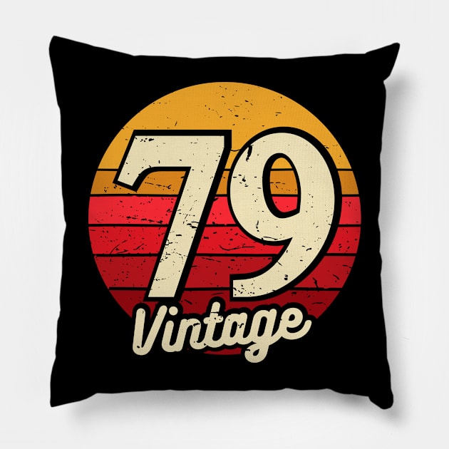 Vintage 1979 Pillow by luisharun