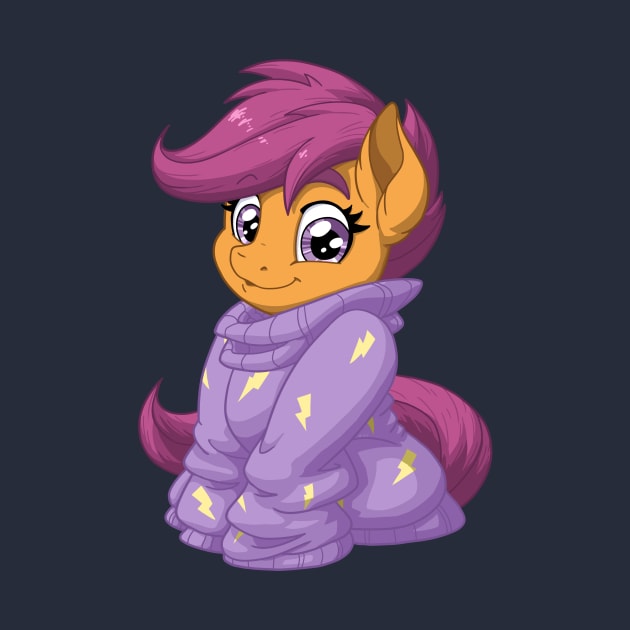 Scootaloo in a Sweater by LateCustomer