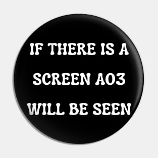 if there is a screen ao3 will be seen Pin