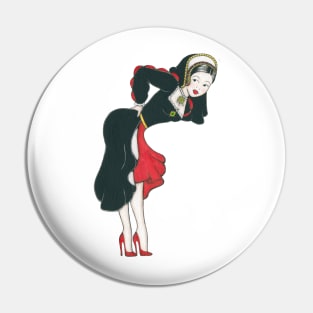 Catherine Howard Pin-up Pin