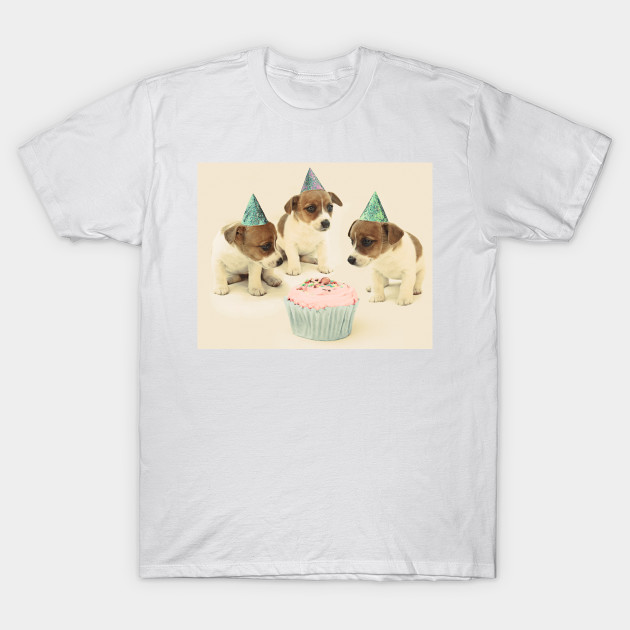 Vintage Puppy Birthday Card - Puppy - T-Shirt