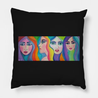 Painted Ladies Pillow