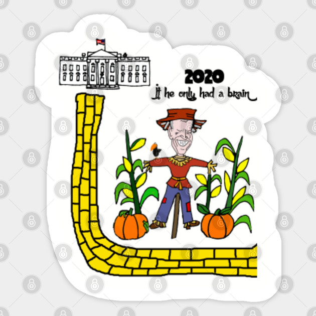 Funny anti Joe Biden Political Cartoon - Anti Joe Biden - Sticker