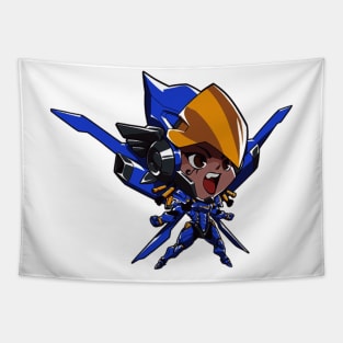 Pharah Cute Spray - Overwatch Tapestry