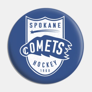 Defunct Spokane Comets WHL Hockey 1963 Pin