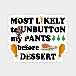 Funny Thanksgiving Saying Magnet