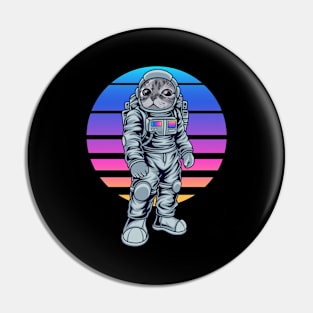 Astronaut Cat - Funny Astronomy Lover Galaxy Exploration Pin