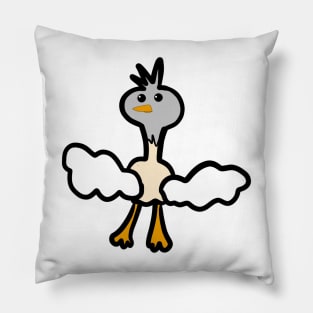 The sky bird forever love Pillow