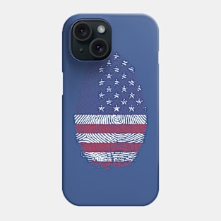 USA Finger Print Phone Case