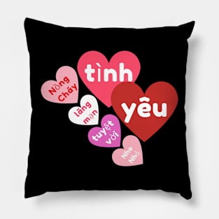 Valentine's Day Candy Heart, All the Ways of Love, Vietnamese Pillow