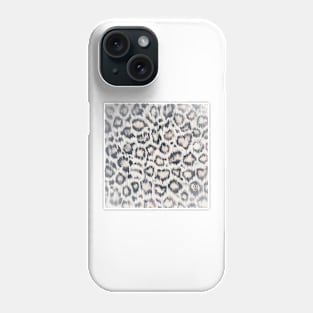 Snow Leopard spots Phone Case