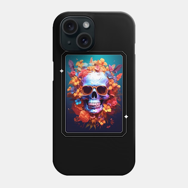 Deathly Delights Floral Phone Case by gibah