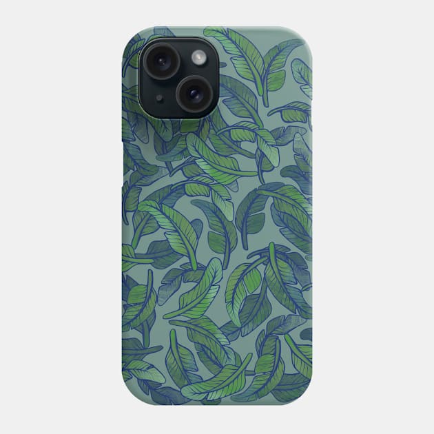 Palm Tree leaf Phone Case by bubbsnugg