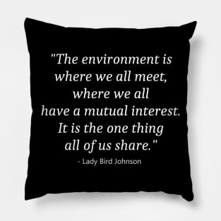 World Environment Day Pillow