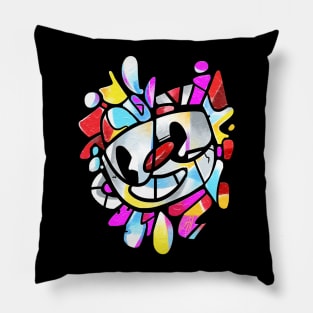 Cuphead vitral Pillow