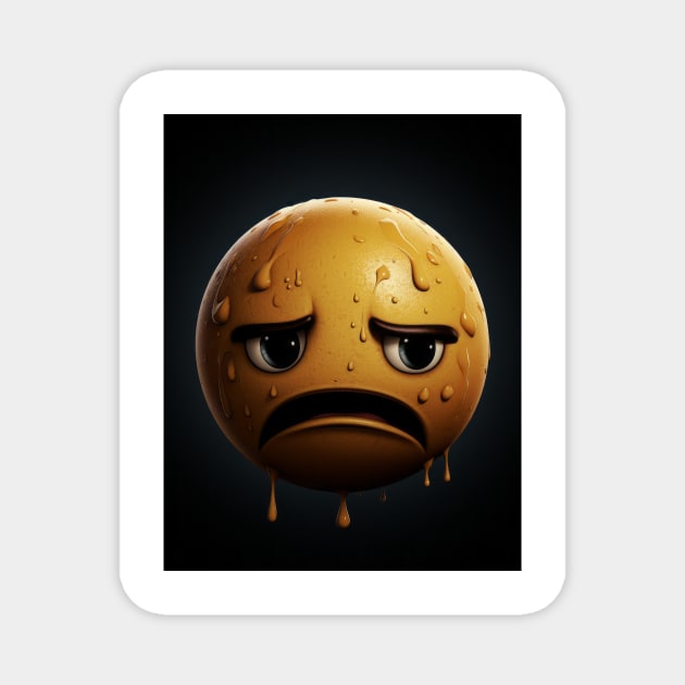 Sad Emoticon Magnet by TheMadSwede