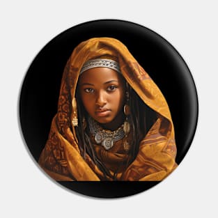 TRIBAL SOMALI GIRL Pin