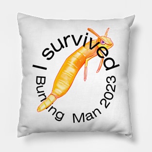 I survived burning man Pillow