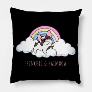 french bulldog raimbow for frenchie lover Pillow