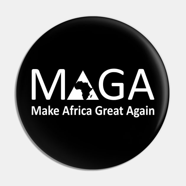 MAGA - Make Africa Great Again Mike Tyson Pin by MAR-A-LAGO RAIDERS