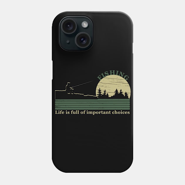 funny fishing quotes Phone Case by omitay