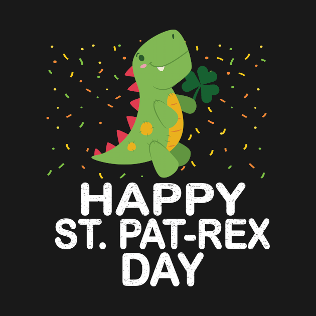 st patricks day T rex by othmane4