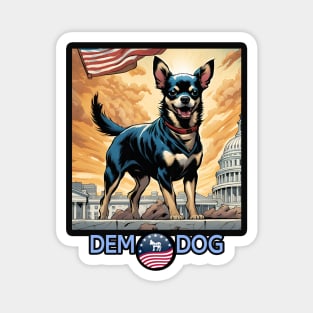 Dogs Love Dems! Magnet