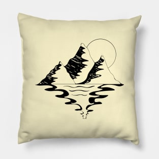 Lake of the Mountains! Pillow