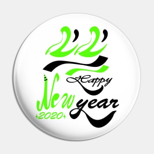 Happy New Year 2020 Pin