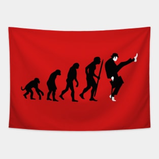 Evolution of silly walks Tapestry