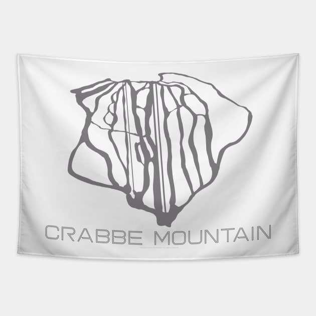 Crabbe Mountain Resort 3D Tapestry by Mapsynergy