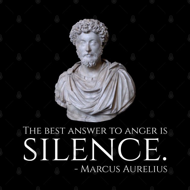 Marcus Aurelius - Stoicism Quote On Anger - Motivational by Styr Designs