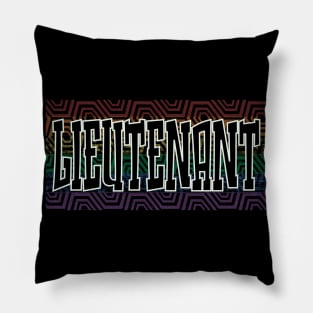 LGBTQ PATTERN USA LIUTENANT Pillow