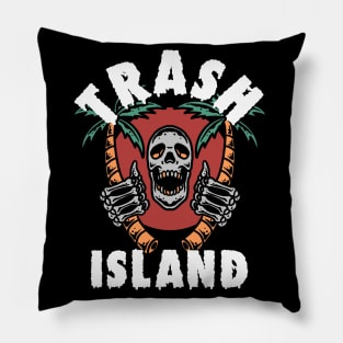 Trash Island Mon! Pillow