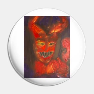 Devil on the Phone Pin