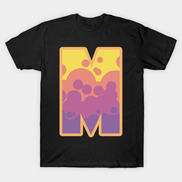 Fancy Initial Letter M Endless Summer Season Mood Initial