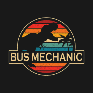 Bus Mechanic Dinosaur T-Shirt